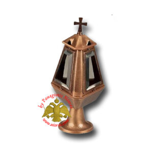 ΚΑΝΤΗΛΙ ΤΑΦΟΥ ΠΥΡΑΜΙΔΑ ΤΡΙΓΩΝΗ ΚΡΥΣΤΑΛΛΟ