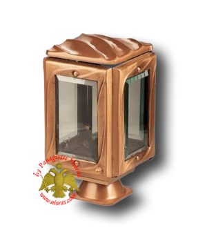 ΚΑΝΤΗΛΙ ΤΑΦΟΥ ΤΕΤΡΑΠΛΕΥΡΟ ΜΕΓΑΛΟ ΚΡΥΣΤΑΛΛΟ