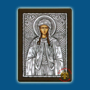 Saint Photine the Samaritan Woman Silver Holy Icon