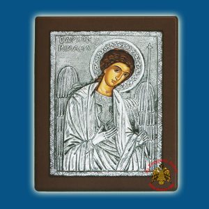 Saint Michael Archangel Silver Holy Icon