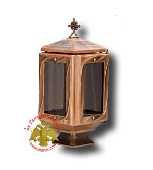 Rectangular Style B with Cross Cenotaph Oil Candle