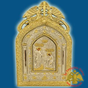 The Annunciation of Tinos Holy Icon with Angels 20x30cm