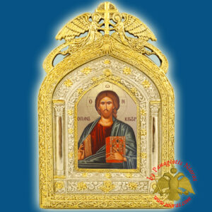Angels Frame Holy Icon of Jesus Christ Paper Icon