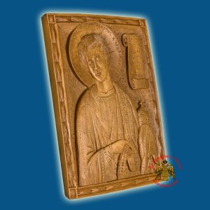 Εικόνα απο μελισσοκέρι Άγιος Στέφανος Πρωτομάρτυρας