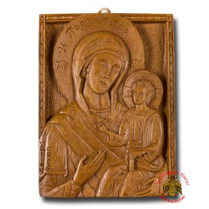 Εικόνα απο μελισσοκέρι Παναγία Πορταΐτισσα