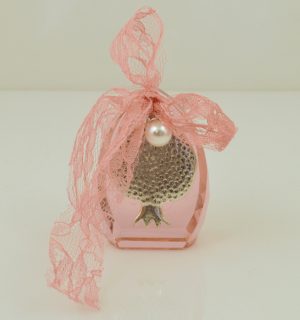 Γούρι Ευχές σε Κρύσταλλακι με Ρόδι