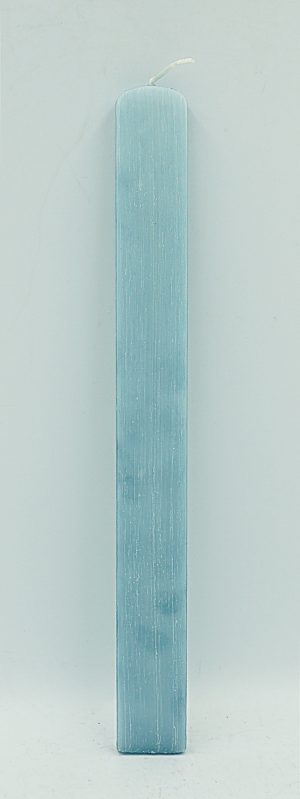 Αρωματική Πασχαλινή Λαμπάδα Πλακέ Σιελ 29cm SET OF 2