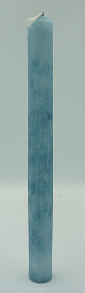 Αρωματική Πασχαλινή Λαμπάδα Κυλινδρικη Σιελ 25cm SET OF 2