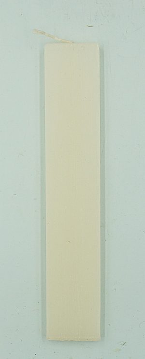 Scented Easter Candle Flat Wide Ecru SET OF 2