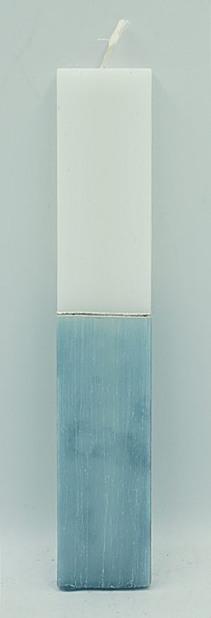 Αρωματική Πασχαλινή Λαμπάδα Πλακέ Φαρδιά Μισή Σιελ SET OF 2