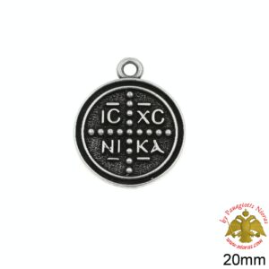 Casting Constantinato ICXC Pendant SILVER PLATED - 20 pcs