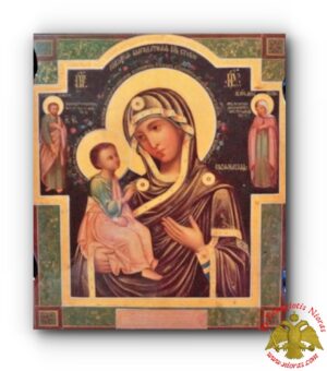 Panagia of Jerusalem Byzantine Wooden Icon