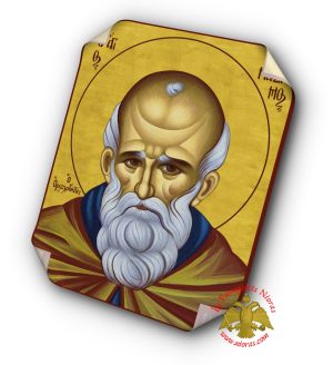 Laminated Byzantine Icon Saint Maximus the Confesor Set of 10