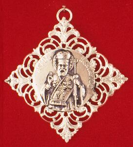 Μεταλλική Τετράγωνη Εικόνα Σχέδιο Β