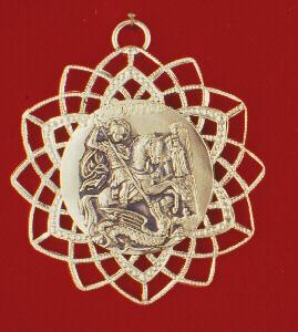 Round Design Small Metal Icon