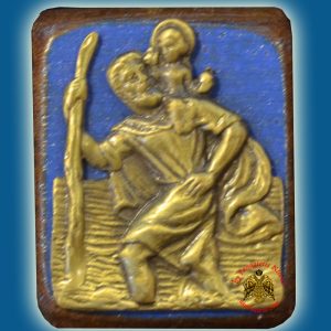 Εικονάκι Μεταλλικό Άγιος Χριστοφορος 3,5χ4,5εκ