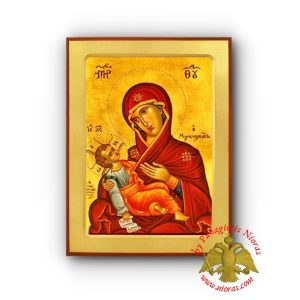 Holy Theotokos Panagia of Great Cave Wooden Byzantine Icon