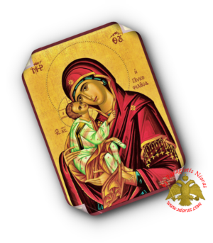 Πλαστικοποιημένη Εικόνα Παναγία Γλυκοφιλούσα ΣΕΤ 10