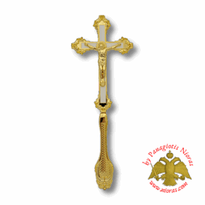Σταυρός Ευλογίας Επίχρυσος 14cm