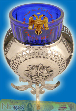 Κανδηλάκι Επιτραπέζιο με Ποτηράκι