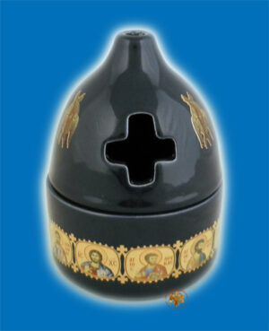 Kεραμικό Κανδήλι Σχέδιο L Σκούρο Μπλε