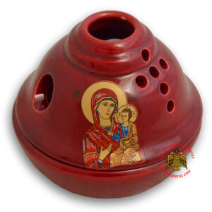 Kεραμικό Κανδήλι Σχέδιο Αποστολικό Θεομήτωρ Μπορντό