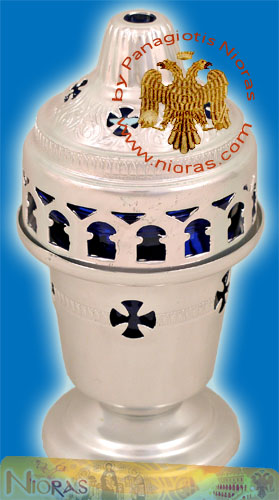 Aluminum Oil Candle D White