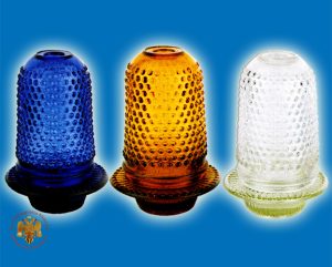 Σταθερό Γυάλινο Καντήλι Κυλινδρικό