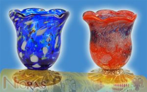 Επιτραπέζιο Φυσιτό Κανδήλι με Βάση