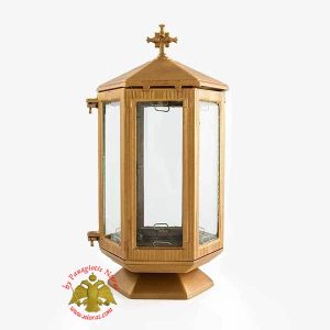 ΚΑΝΔΗΛΙ ΤΑΦΟΥ ΑΛΟΥΜΙΝΙΟ ΕΞΑΠΛΕΥΡΟ ΤΖΑΜΙ