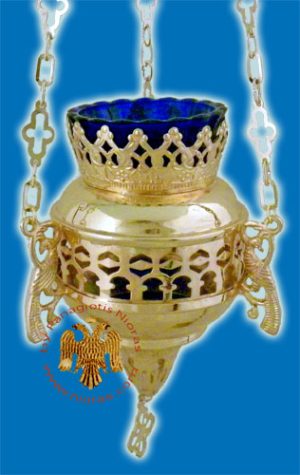 Peacock Design Simple Hanging Oil Candle Gold Plated