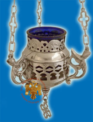 Greka Design Simple Hanging Oil Candle Nickel