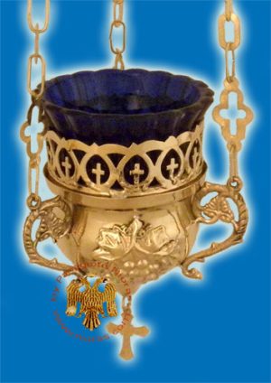 Grapes Design B Simple Hanging Oil Candle Brass