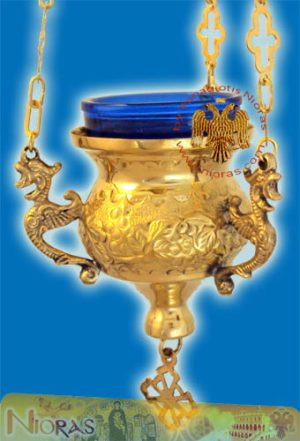 Orthodox Hanging Oil Candle Lace B