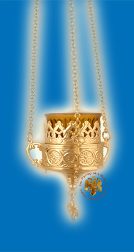 Κανδήλι Κρεμαστό Ταινία Σχέδιο Α Επίχρυσο