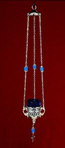 Lace Design B with Beads Hanging Oil Candle