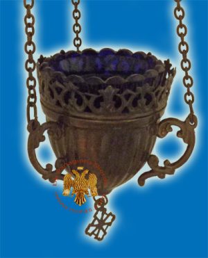 Γραμμωτό Σχέδιο Κρεμαστό Κανδήλι Οξιδέ