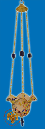 Καντήλι Κρεμαστό Δίχρωμο