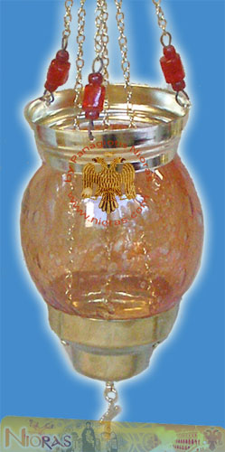 Glass Hanging oil Candle Design F2