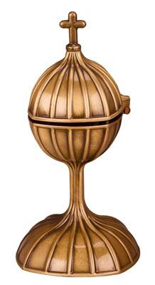 Round Base Incense Burner Smooth with Lines Antique Finishing