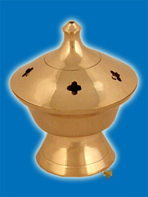 Λιβανοθήκη Κυκλική Με Βάση Μπρούτζινη B