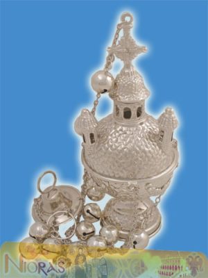 Russian Style A' Ecclesiastical Censer Silver Plated