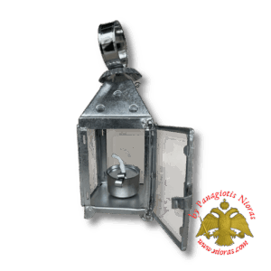 Μεταλλικό Ορθόδοξο Λαδοφαναρο 11x11x25cm