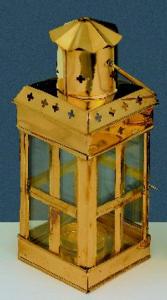 Rectangular With Cross Lantern Rechau Candle