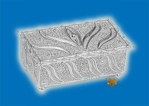 Tabernacle Filigree Box Silver Plated Design C