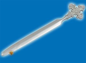 Metal Paper Opener Orthodox With Byzantine CrossCross