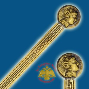 Touristic Metal BookMark Greek Art Design Single Greek Athena