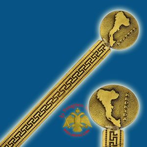 Touristic Metal BookMark Greek Art Design Single Greek Corfu Island