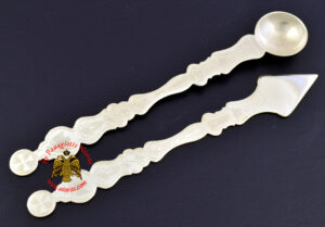 Λόνχη Λαβίδα Σετ Επάργυρο 15εκ