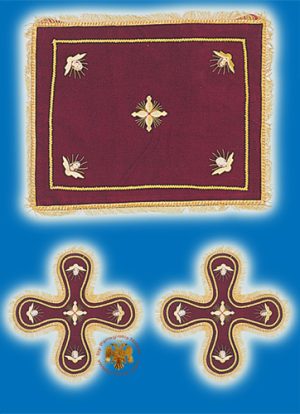 Σέτ Βελούδινο Κάλυμμα με Αγγέλους